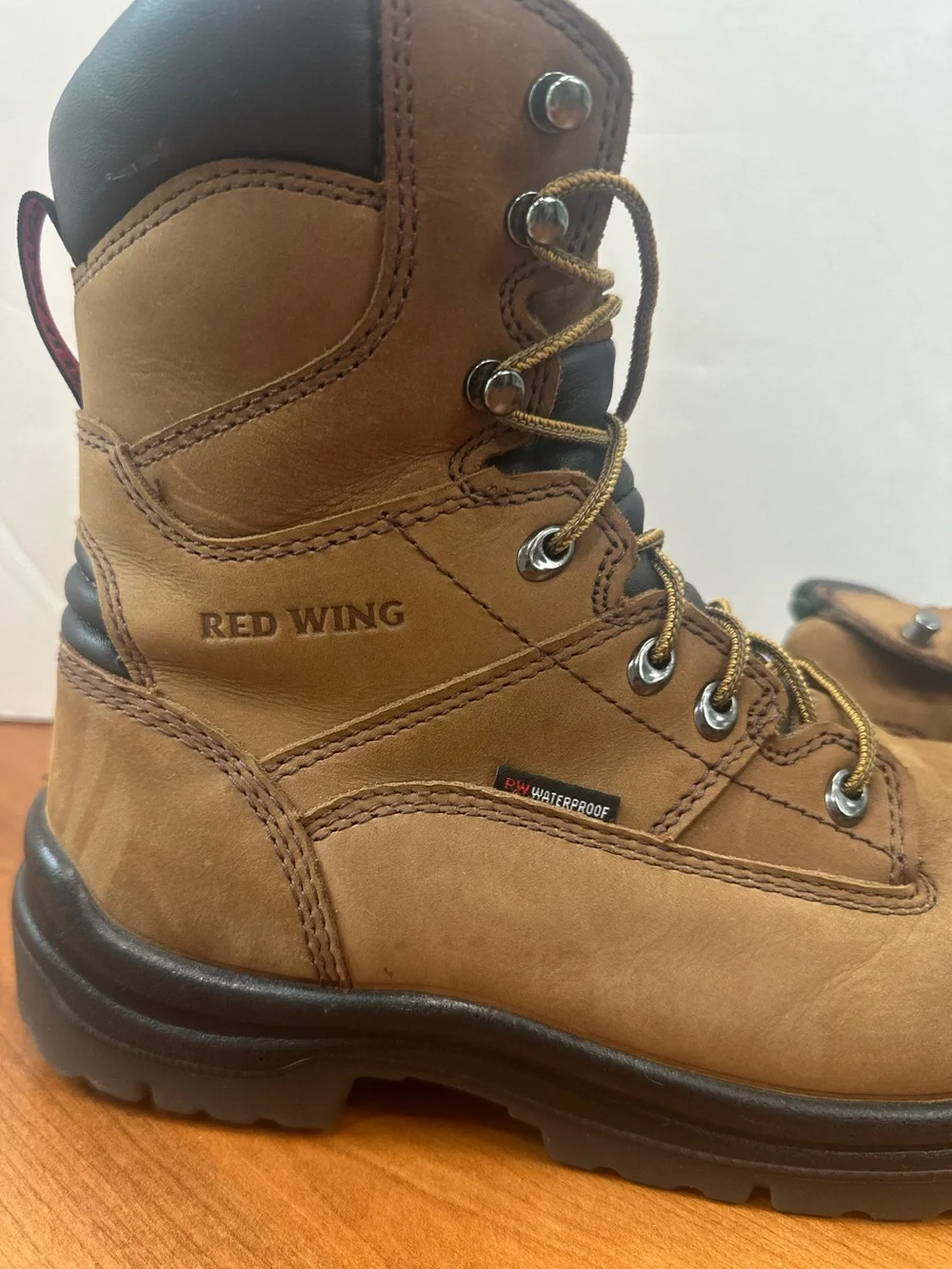 Red Wings King Toe® Men's 8-inch Waterproof Safety Toe Boot Men's 7.5
